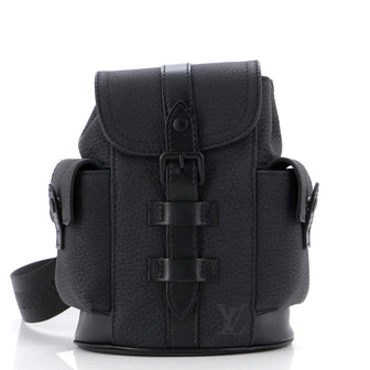 Louis Vuitton Christopher Sling Bag Taurillon Leather XS