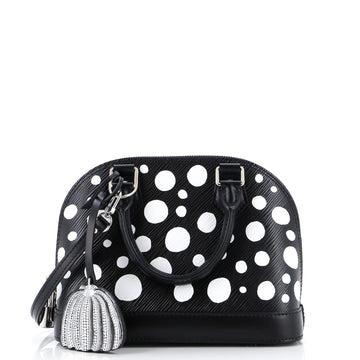 Louis Vuitton Alma Handbag Yayoi Kusama Infinity Dots Epi Leather BB