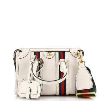 Gucci Bauletto Top Handle Bag Leather Mini