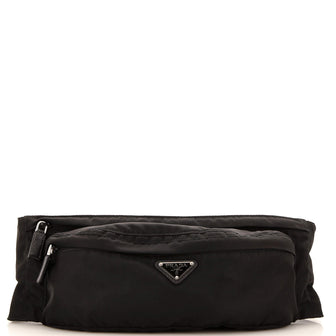 Prada Zip Waist Bag Tessuto Medium
