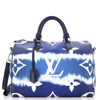 Louis Vuitton Speedy Bandouliere Bag Limited Edition Escale Monogram Giant 30