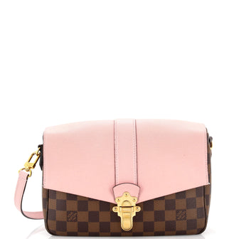 Louis Vuitton Clapton Handbag Damier and Leather PM