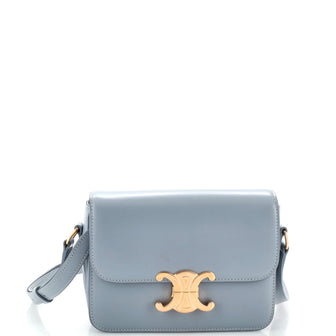 Celine Triomphe Shoulder Bag Smooth Calfskin Teen
