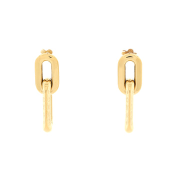 Louis Vuitton LV Edge Double Earrings Metal