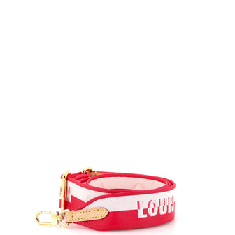 Louis Vuitton Logo Shoulder Strap Jacquard Wide