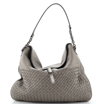 Bottega Veneta Flap-Top Hobo Intrecciato Nappa