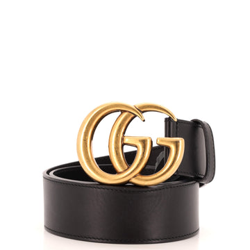 Gucci GG Marmont Belt Embossed Leather Wide
