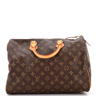 Louis Vuitton Speedy Handbag Monogram Canvas 35