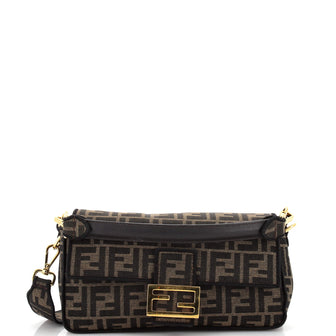 Fendi Baguette NM Bag Zucca Canvas Medium
