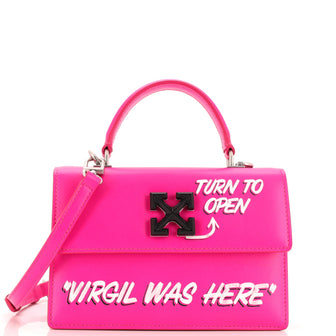 Off White Jitney 1.4 Bag Printed Leather
