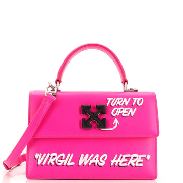 Off White Jitney 1.4 Bag Printed Leather
