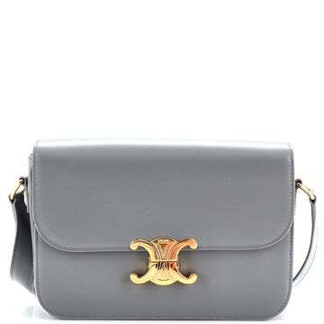 Celine Triomphe Shoulder Bag Smooth Calfskin Medium