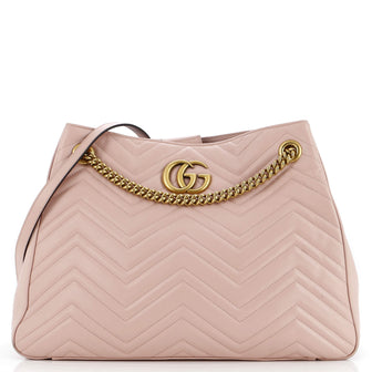 Gucci GG Marmont Chain Shoulder Bag Matelasse Leather