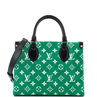 Louis Vuitton OnTheGo Tote LV Match Monogram Jacquard Velvet PM