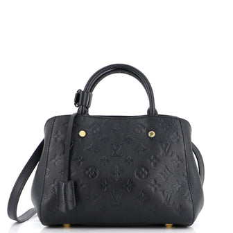 Louis Vuitton Montaigne Handbag Monogram Empreinte Leather BB