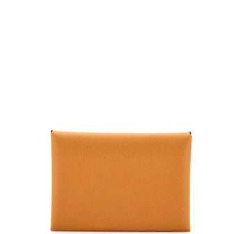 Hermes Calvi Duo Card Holder Epsom