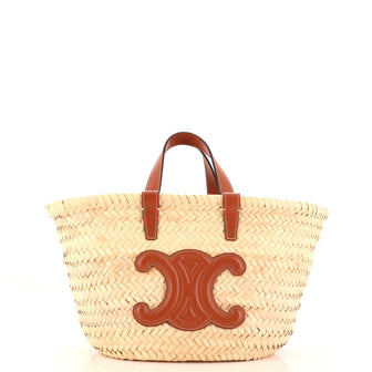 Celine Triomphe Basket Shoulder Bag Teen