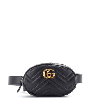 Gucci GG Marmont Belt Bag Matelasse Leather