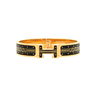 Hermes Clic H Bracelet Printed Enamel Narrow