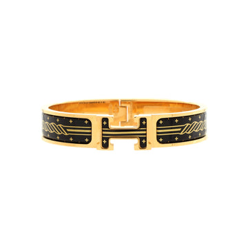 Hermes Clic H Bracelet Printed Enamel Narrow