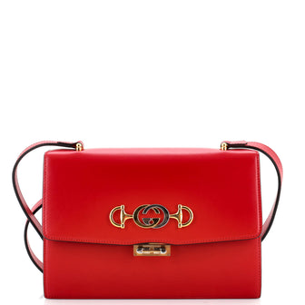 Gucci Zumi Flap Shoulder Bag Leather Small