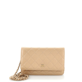 Chanel Wallet on Chain Quilted Caviar