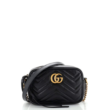 Gucci GG Marmont Shoulder Bag Matelasse Leather Mini