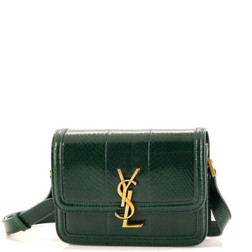 Saint Laurent Solferino Bag Snakeskin Small
