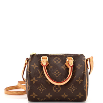 Louis Vuitton Speedy Bandouliere Bag Monogram Canvas Nano