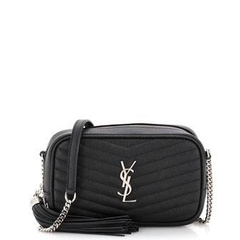Saint Laurent Lou Camera Bag Matelasse Chevron Leather Mini