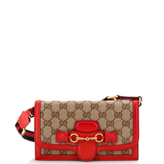 Gucci Lady Web Convertible Wallet GG Canvas with Leather