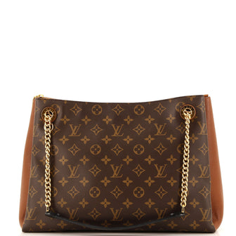 Louis Vuitton Surene Handbag Monogram Canvas with Leather MM