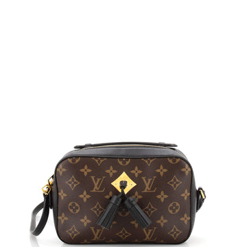 Louis Vuitton Saintonge Handbag Monogram Canvas with Leather