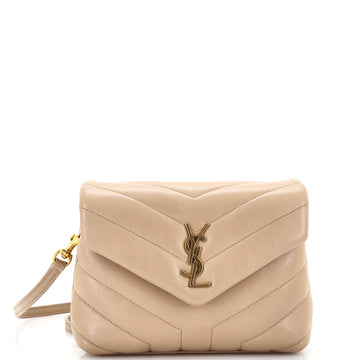 Saint Laurent Loulou Shoulder Bag Matelasse Chevron Leather Toy