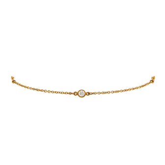 Tiffany & Co. Elsa Peretti Diamonds by the Yard 3 Stone Bracelet 18K Yellow Gold with Diamonds