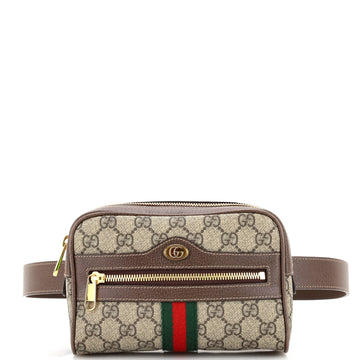 Gucci Ophidia Belt Bag GG Coated Canvas Small