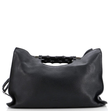 Gucci Bamboo Daily Tote Leather Wide