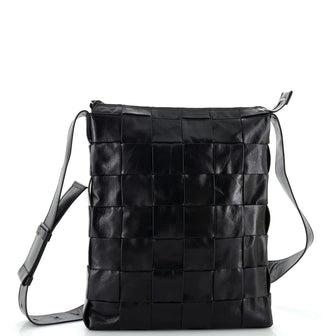 Bottega Veneta Cassette Messenger Bag Maxi Intrecciato Paper Calfskin