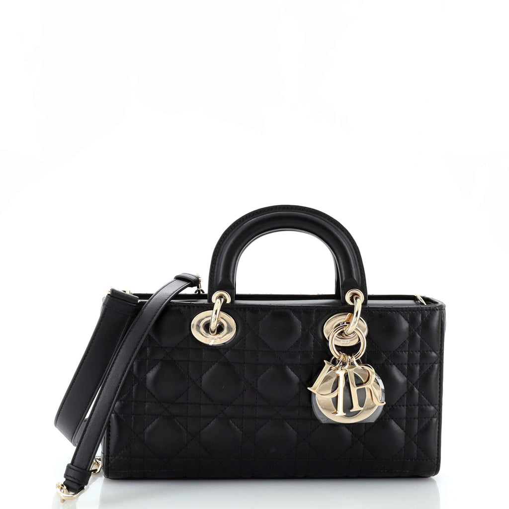 Christian Dior Lady D-Joy Bag Cannage Quilt Lambskin Medium 274718