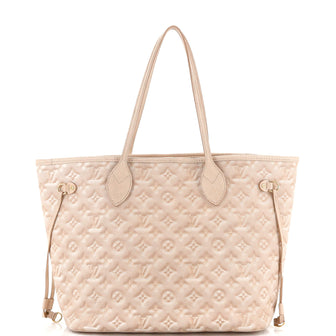 Louis Vuitton Neverfull NM Tote Stardust Monogram Empreinte Leather MM