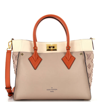 Louis Vuitton On My Side Tote Monogram Tuffetage Leather MM