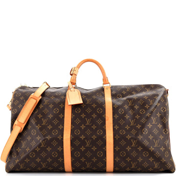 Louis Vuitton Keepall Bandouliere Bag Monogram Canvas 60