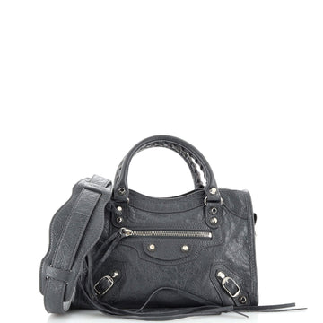 Balenciaga City Classic Studs Bag Leather Mini