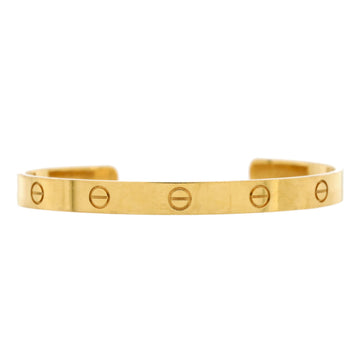 Cartier Love Cuff Bracelet 18K Yellow Gold