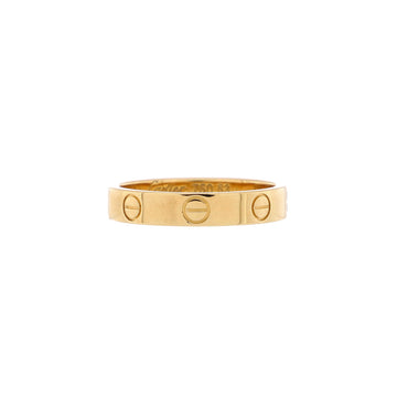 Cartier Love Wedding Band Ring 18K Yellow Gold