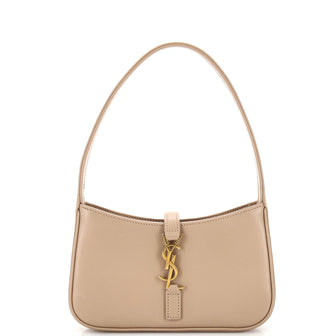 Saint Laurent Le 5 a 7 Hobo Leather Mini