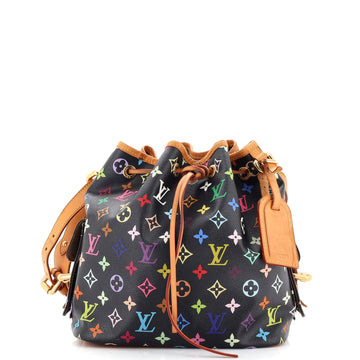 Louis Vuitton Petit Noe Handbag Monogram Multicolor