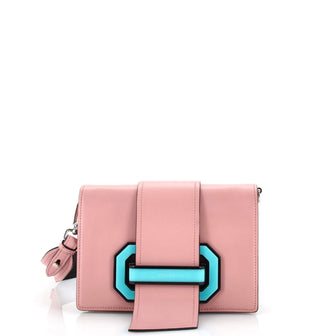 Prada Plex Ribbon Shoulder Bag City Calfskin Small