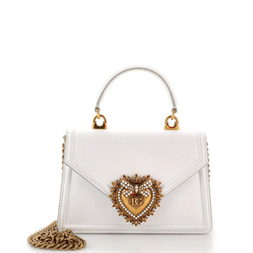 Dolce & Gabbana Devotion Top Handle Bag Leather Small