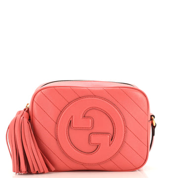 Gucci Blondie NM Camera Shoulder Bag Diagonal Quilted Leather Small
